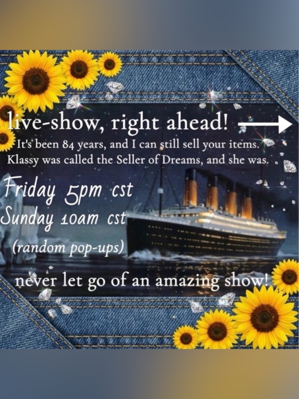 Like the flyer to the right and never let go of that like! 🚢 ➡️ - Picture 4 of 5